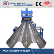 2-4mm Galvanized Steel Heavy Duty Three Wave Highway Guardrail Making Machine